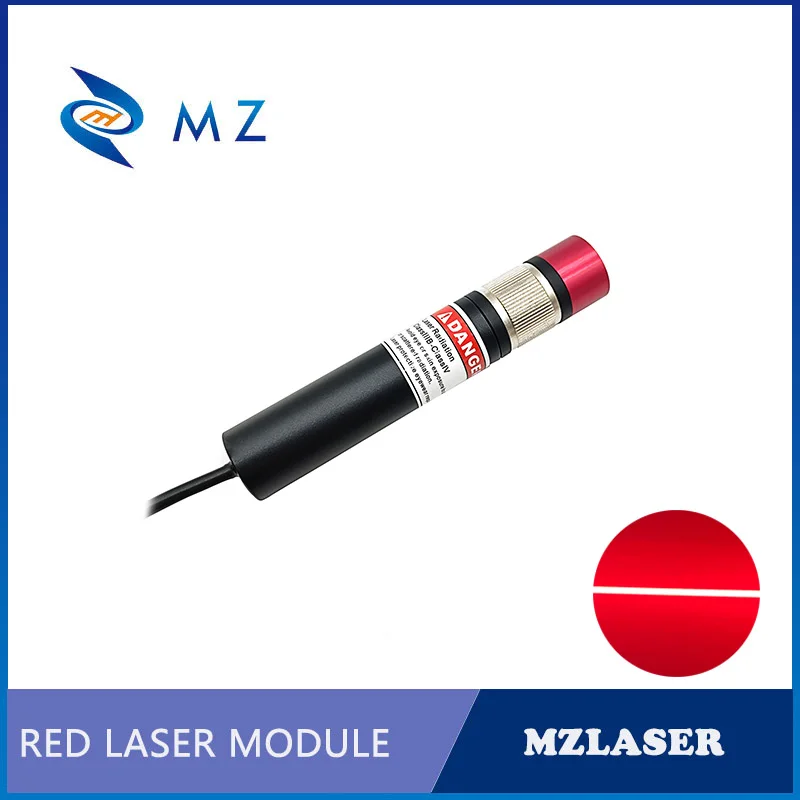 Imagem -04 - Lente Powell Linha Vermelha Módulo Laser Ajustável Focando D18 mm 650nm 24v 50 100 150 200mw Industrial com Suporte Mais Adaptador