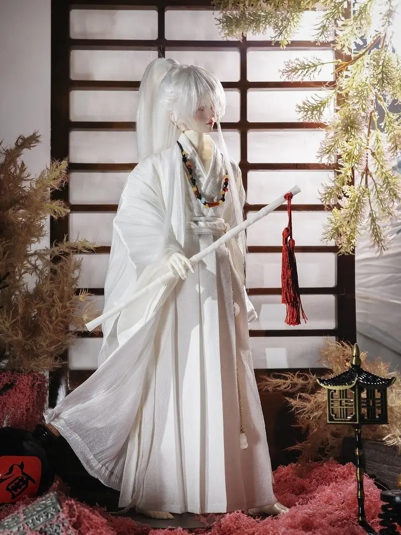 Nouvel ensemble de vêtements pour poupée 1/4, pour poupée Bjd de 45 cm, ensemble Hanfu de la Chine ancienne, jouets de déguisement, maison de jeu, cadeau, accessoires de poupée, sans poupée