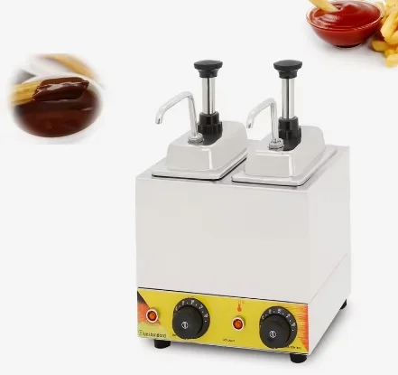 Commercial Cheese Warmer Dispenser Chocolate Jam Sauce Heating Machine