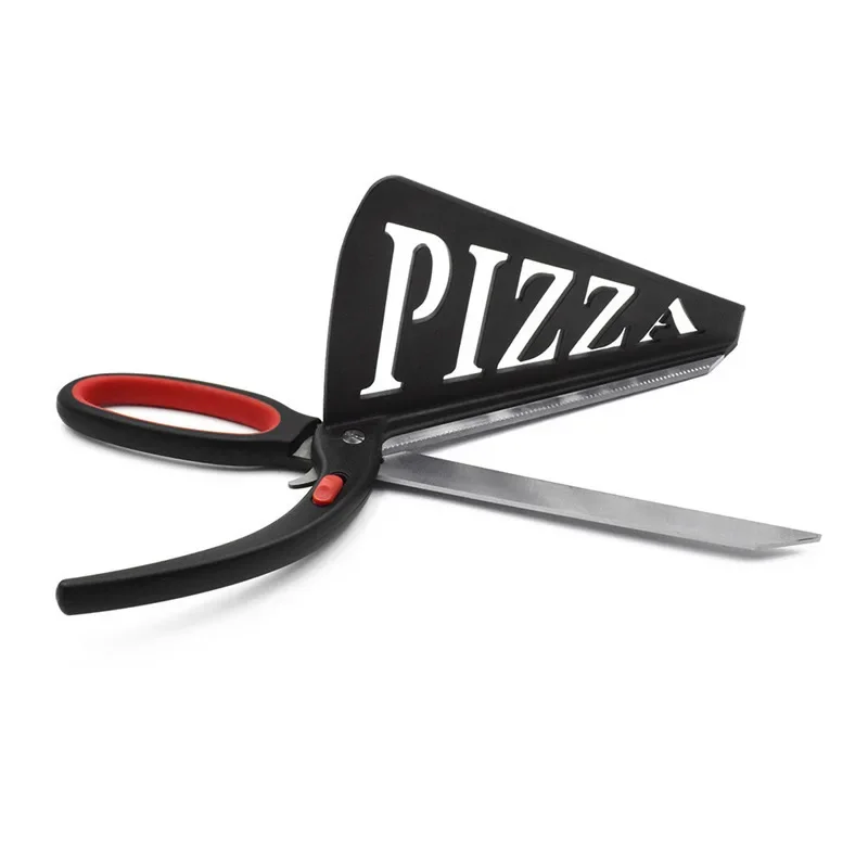 Pizza Schere Messer Pizza Schneiden Werkzeug Edelstahl Pizza Cutter Slicer Backen Werkzeug Multifunktional Mit Abnehmbarem Spachtel – Detail 4