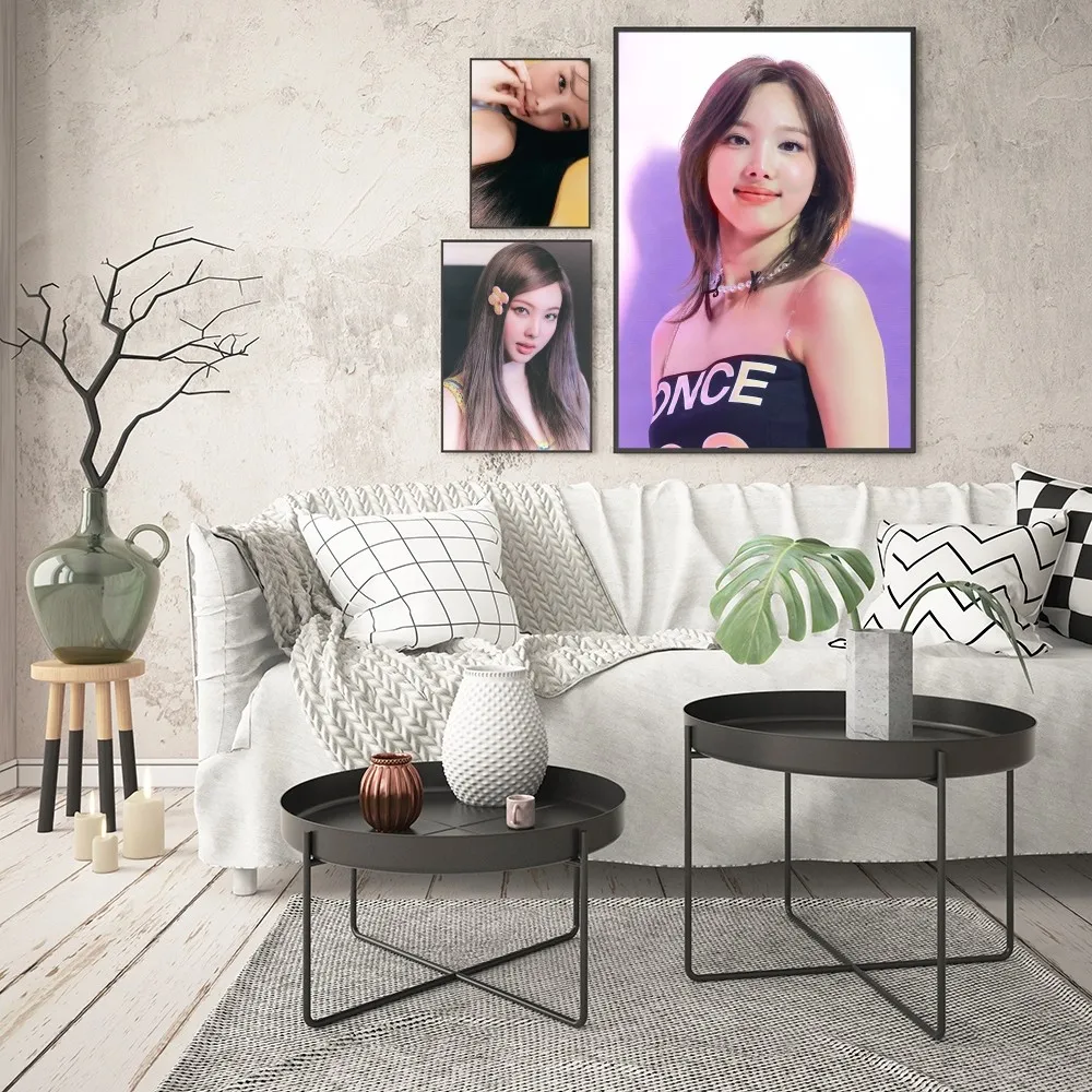 1pc Kpop Girl Nayeon Album Pop T-TWICE Poster Good Quality Prints Vintage Room Home Bar Cafe Decor Aesthetic Art Wall Painting