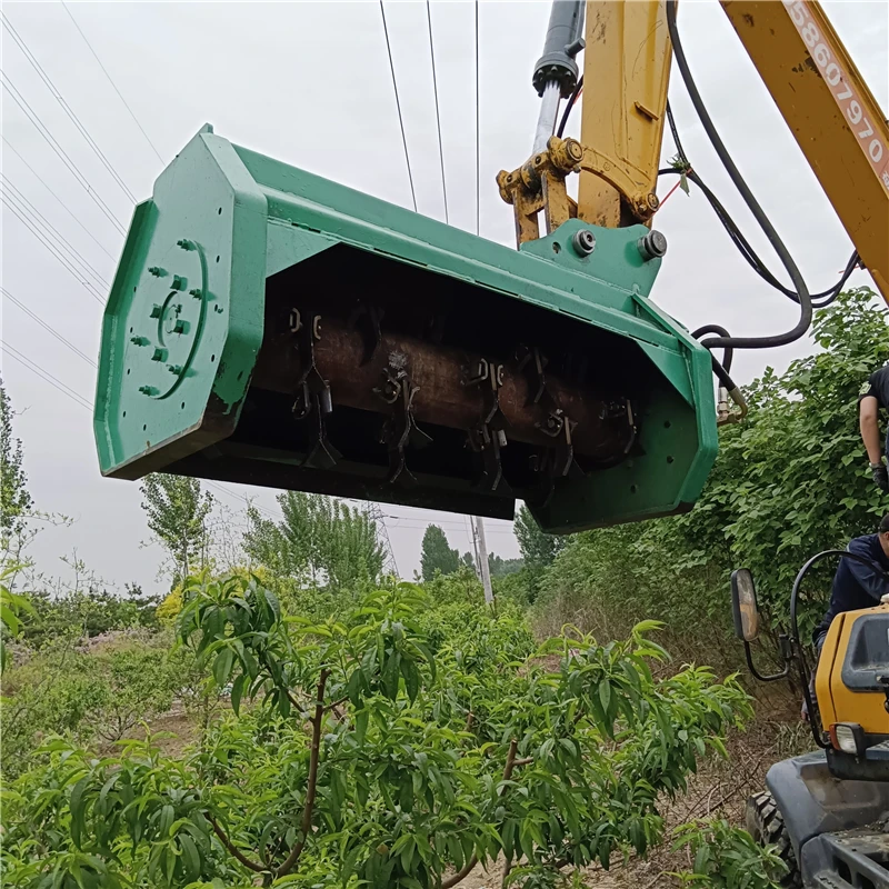 Adjustable Hydraulic Grass Cutter / Brush Mulcher for 1-20 Ton Excavators