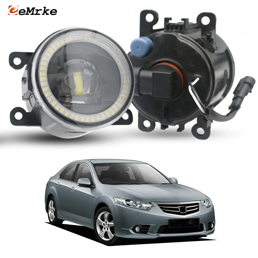 

LED Angel Eye DRL Daytime Running Lights For Honda Accord VIII for Acura TSX 2011-2014 Fog Lights with Cut-Line Lens Car Styling