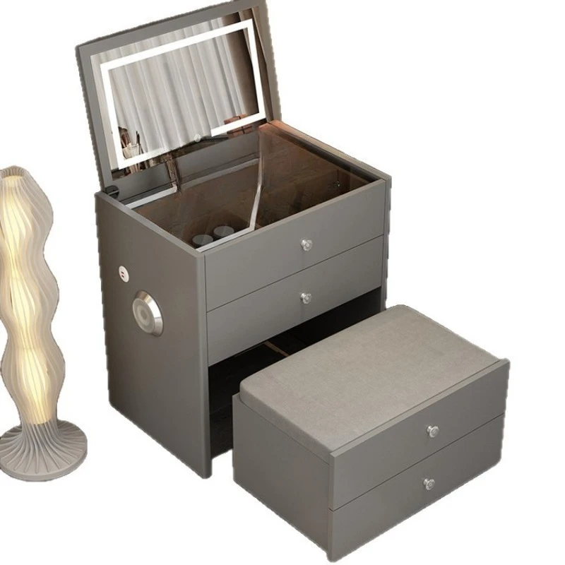 

Dresser, small, flip, bedroom, light luxury, modern, bedside, cream style