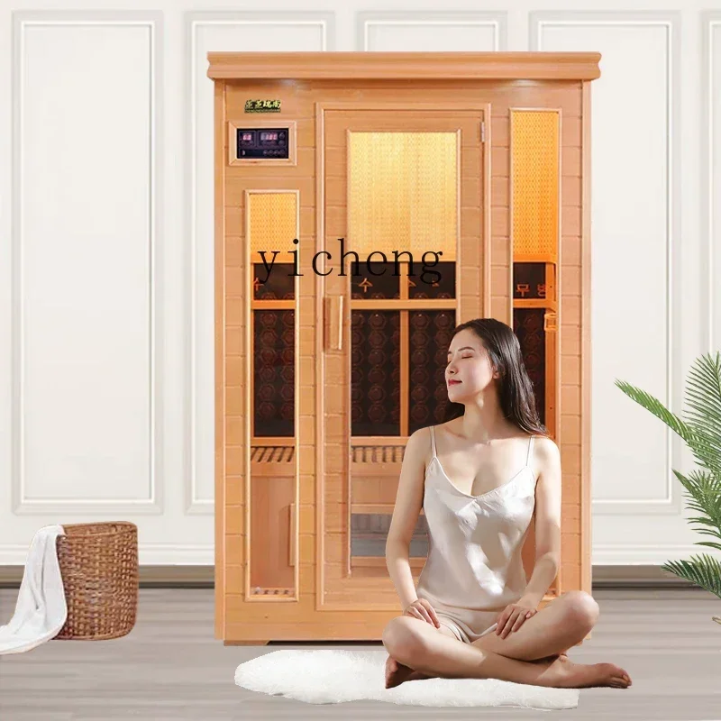 b7- family steam sauna room bath box dry steam machine steam sweat beauty salon sweat cabin far infrared light wave room