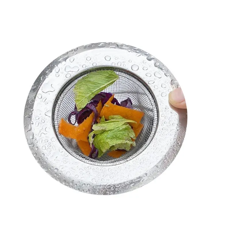Stainless Steel Kitchen Sink Drain Mesh Rust Resistant Food Scraps Catcher Clog Prevent Home Kitchen Use