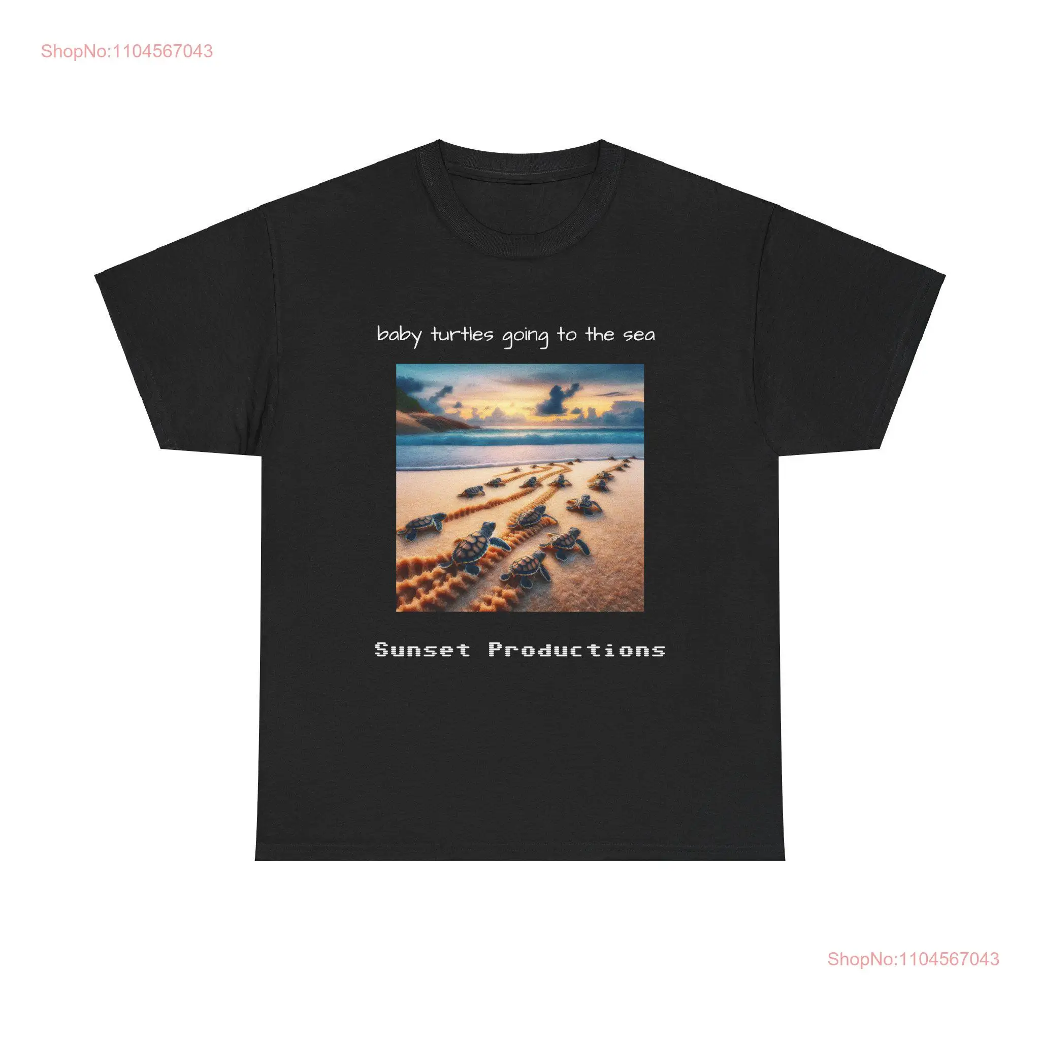 

Футболка «Черепахи» с изображением моря Ocean Wildlife Animal Lover Cotton Nature Топ с длинными или короткими рукавами