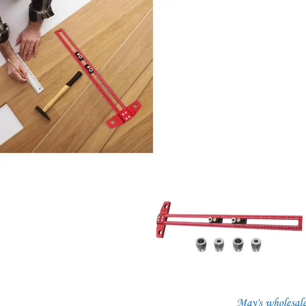 Easy to Carry T Shaped Ruler Double Scales for Model Making & Home Renovations 448A