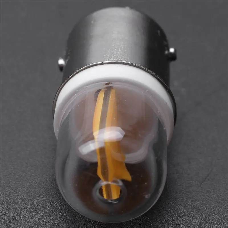 ABWP-5X BA15D LED Light Bulb 3W 110V 220V AC Non-Dimming 300 Lumens COB 1511 LED Lamp For Chandelier Sewing(Warm White)