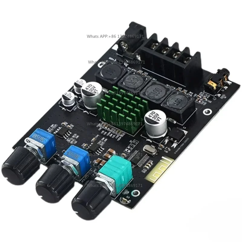 D50E TPA3116 2.0 Digital Pitch Stereo Fever HiFi Bluetooth 5.0 Amplifier Board 50W Times 2