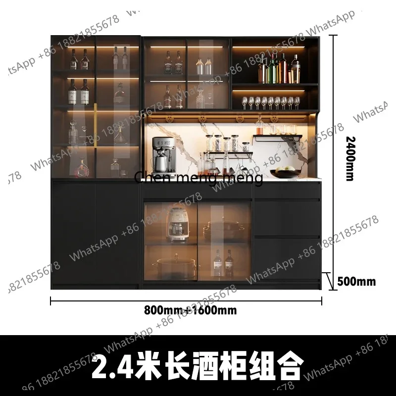 K153  Wine Librero Cabinets Decor House Container Organizer Storage Living Room Cabinets Display Luxury Gabinete Trendy Furnitur