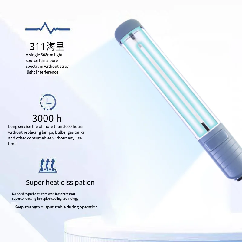 311nm Narrowband Ultraviolet UVB Lamps Vitiligo Household UVB Phototherapy Ultraviolet Therapy Psoriasis Skin Treatment Lamp