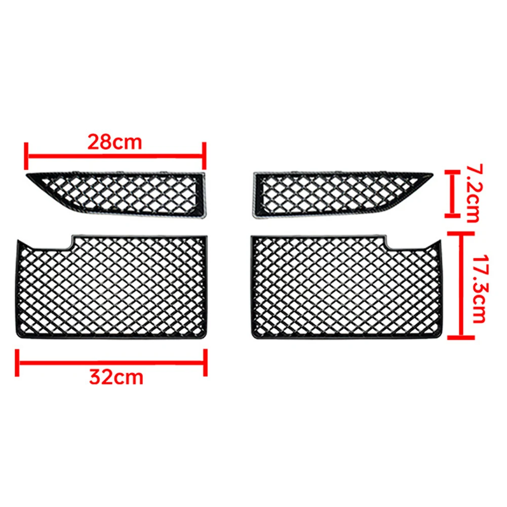 Car Front Bumper Center Lower Grille Mesh Leaf Guard For BMW M5 Series G90 G99 2025 Replacement Grill Mesh Air Inlet Cover﻿