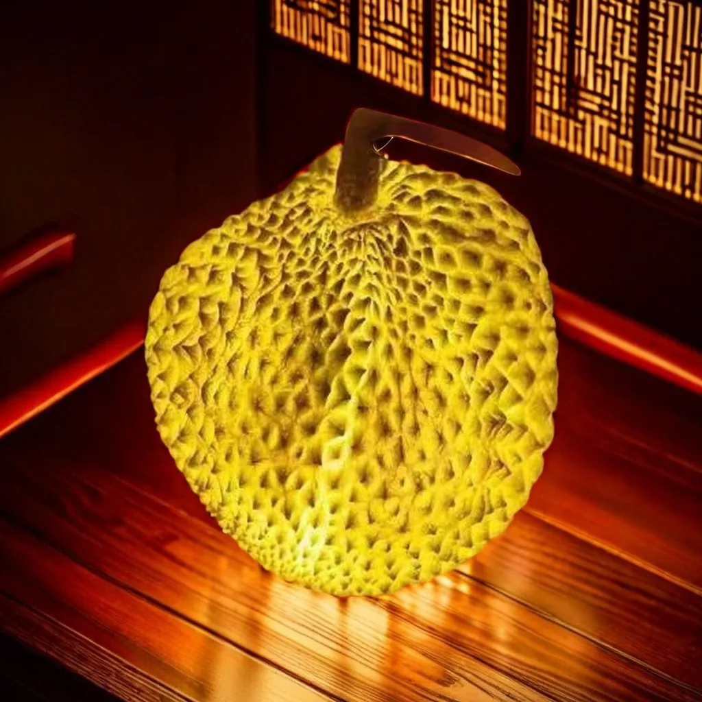 Luces decorativas para paisajes al aire libre, luces luminosas durian simuladas, luces ambientales, luces impermeables para dar forma a las frutas