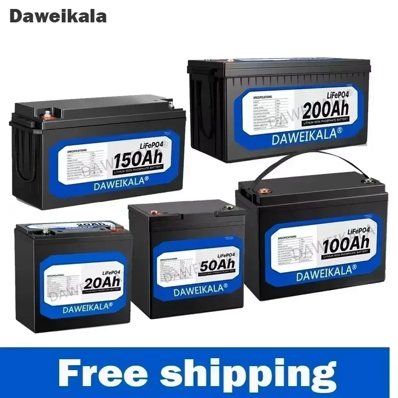 

12V lithium iron phosphate battery/20AH-200AH/overcharge and over discharge protection/suitable for solar/marine applications