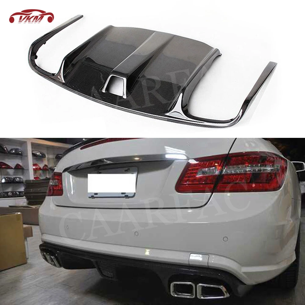 

Carbon Fiber Rear Lip Diffuser For Mercedes Benz W207 C207 Coupe E260 E300 E350 Sport 2 Door 2009 - 2012 Car Bumper Guard