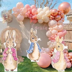 18/24/36inch Rabbit KT Board Jungle Safari Rabbits Cutouts for Baby Shower Birthday Backdrop Wedding Baptism Easter Party Deco