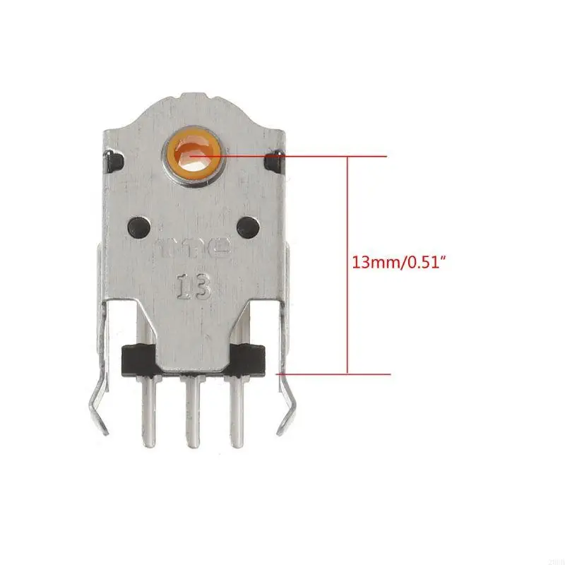 20CB 1pc TTC 13 mm Rueda dorada amarillo Codador ratón Ratón Ratón mouse