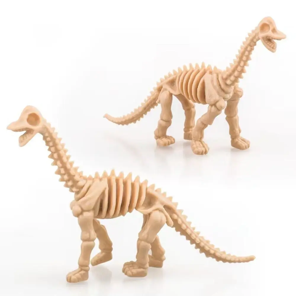 6 pezzi di dinosauro in PVC giocattoli action figure di plastica scheletro di dinosauro set di dinosauri interattivi set di modelli di dinosauro di simulazione creativa