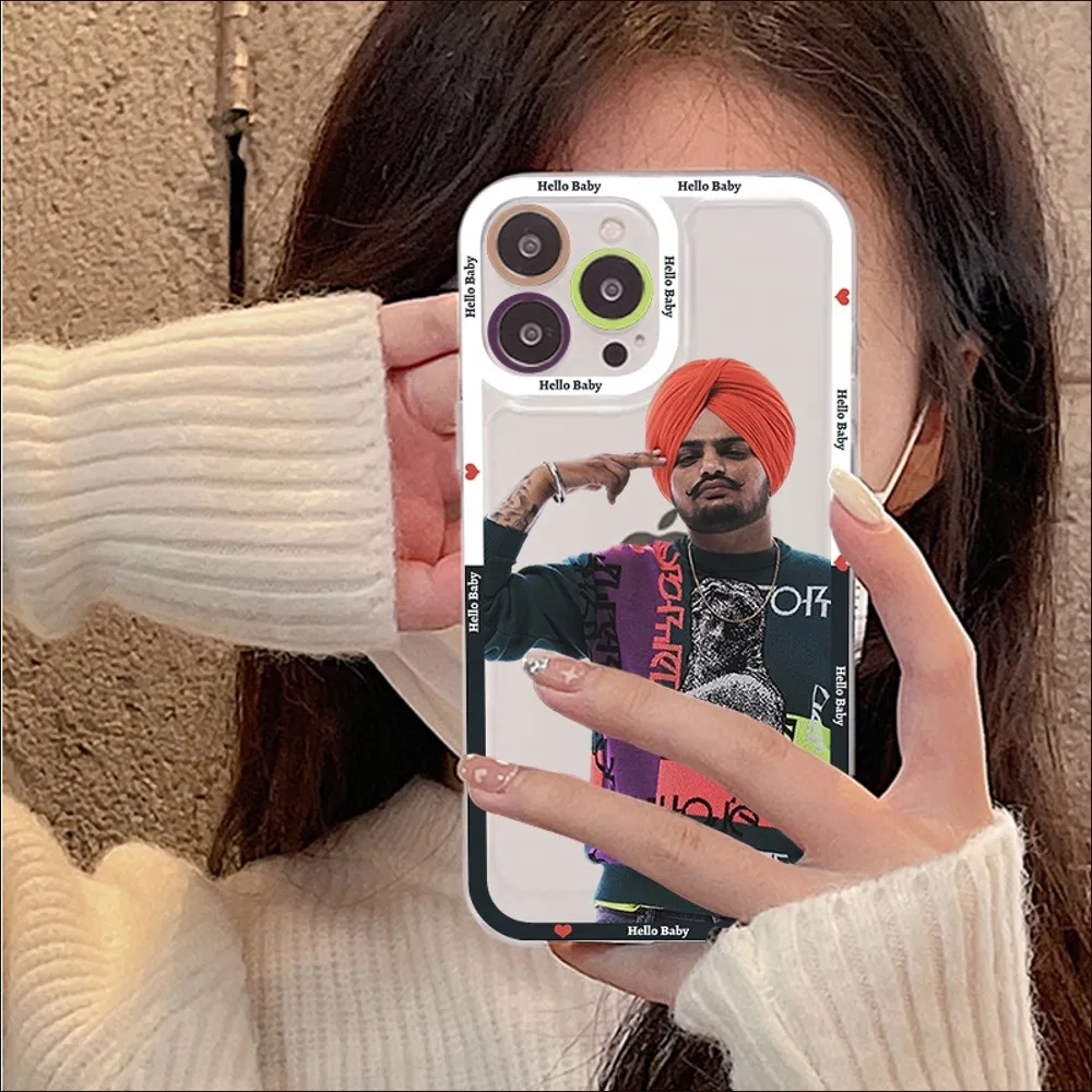 Indian Rapper Sidhu Moose Wala Phone Case For Redmi 7 8 9 A For Redmi Note 5 7 8 9 10 11 Pro Max 4G 5G Funfas