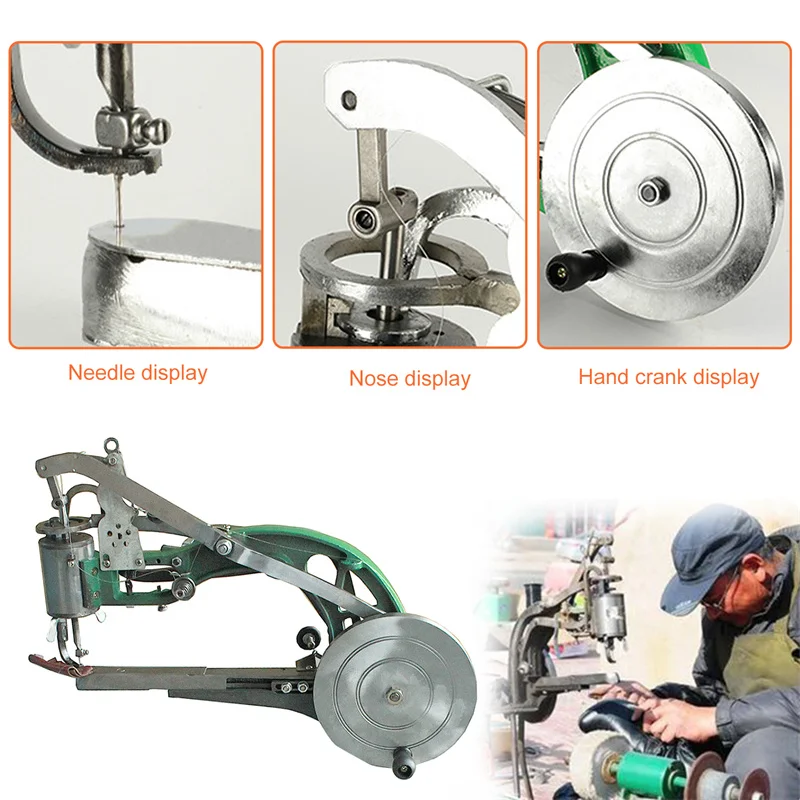 Manual Single Needle Cylinder Bed Shoes Sewing Machine for Hotels and Shoe Repairing Industries