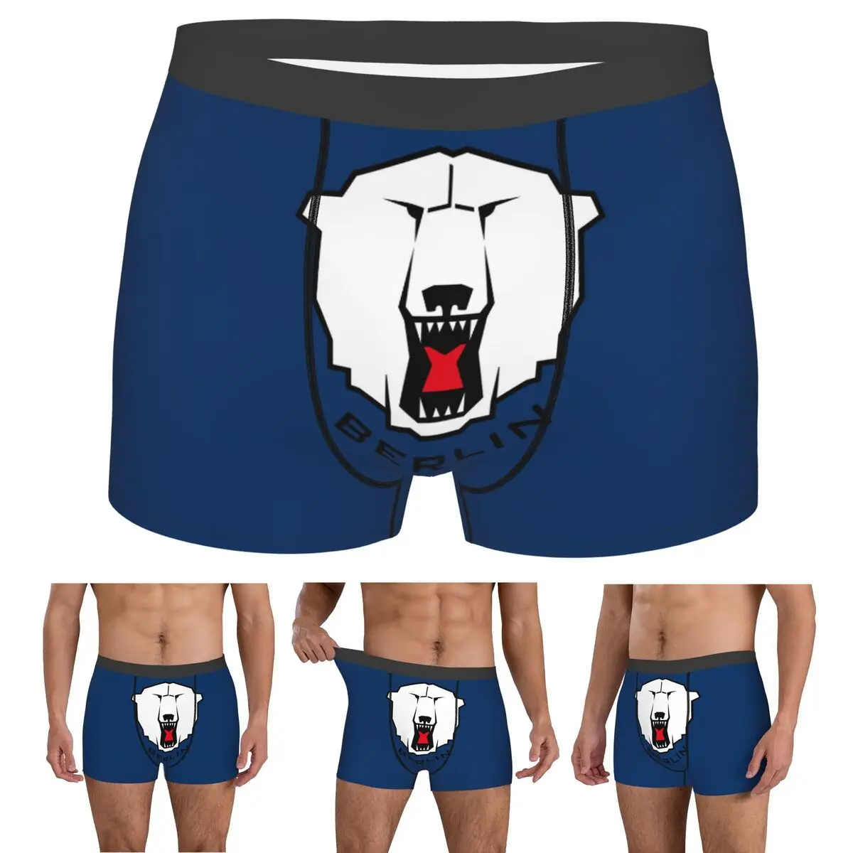 

Boxer Underpants Shorts Eisbaren Berlin Panties Men's Breathable Underwear for Homme Man Boyfriend Gift