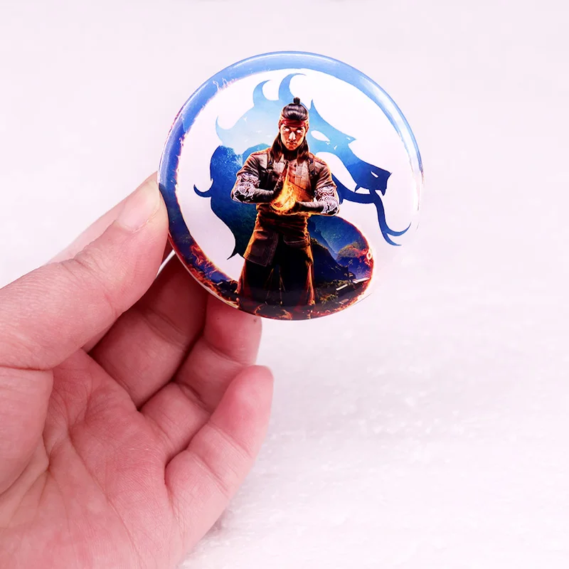 Mortal Kombat Pinback Button Pin game Tinplate Badge Jewelry 58MM - view 3