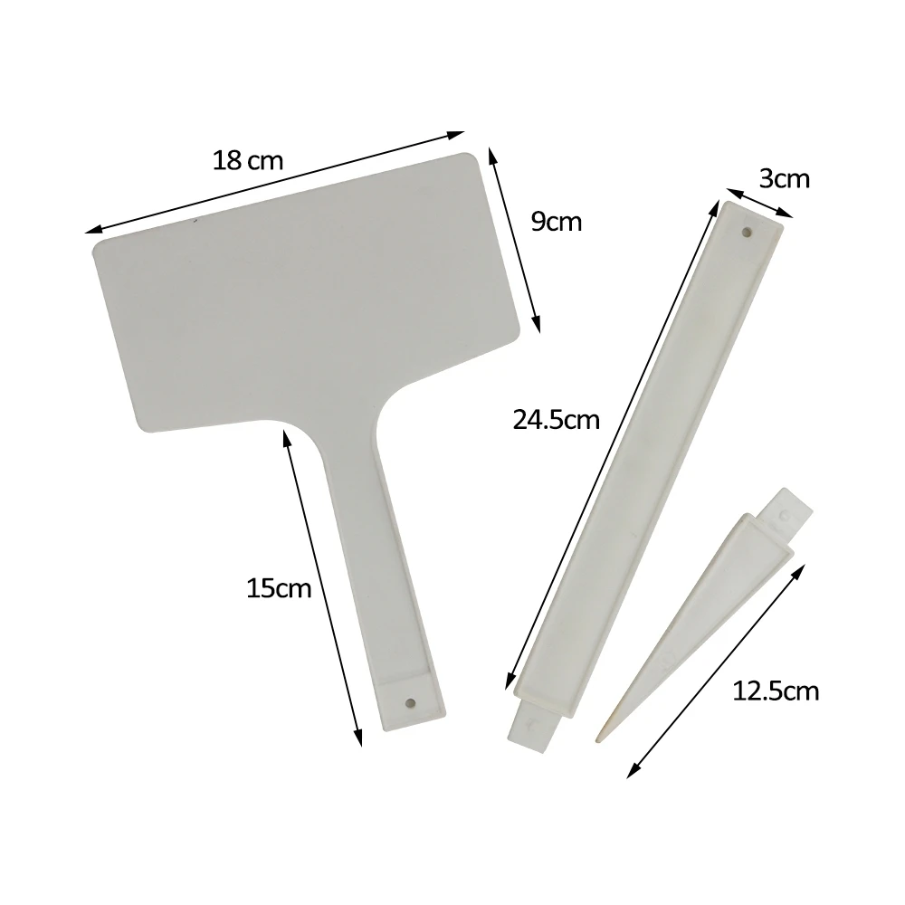 Earth Plug In Plant Marker Tree Name Hand Writing Signage Blank Board Label Stand Pole