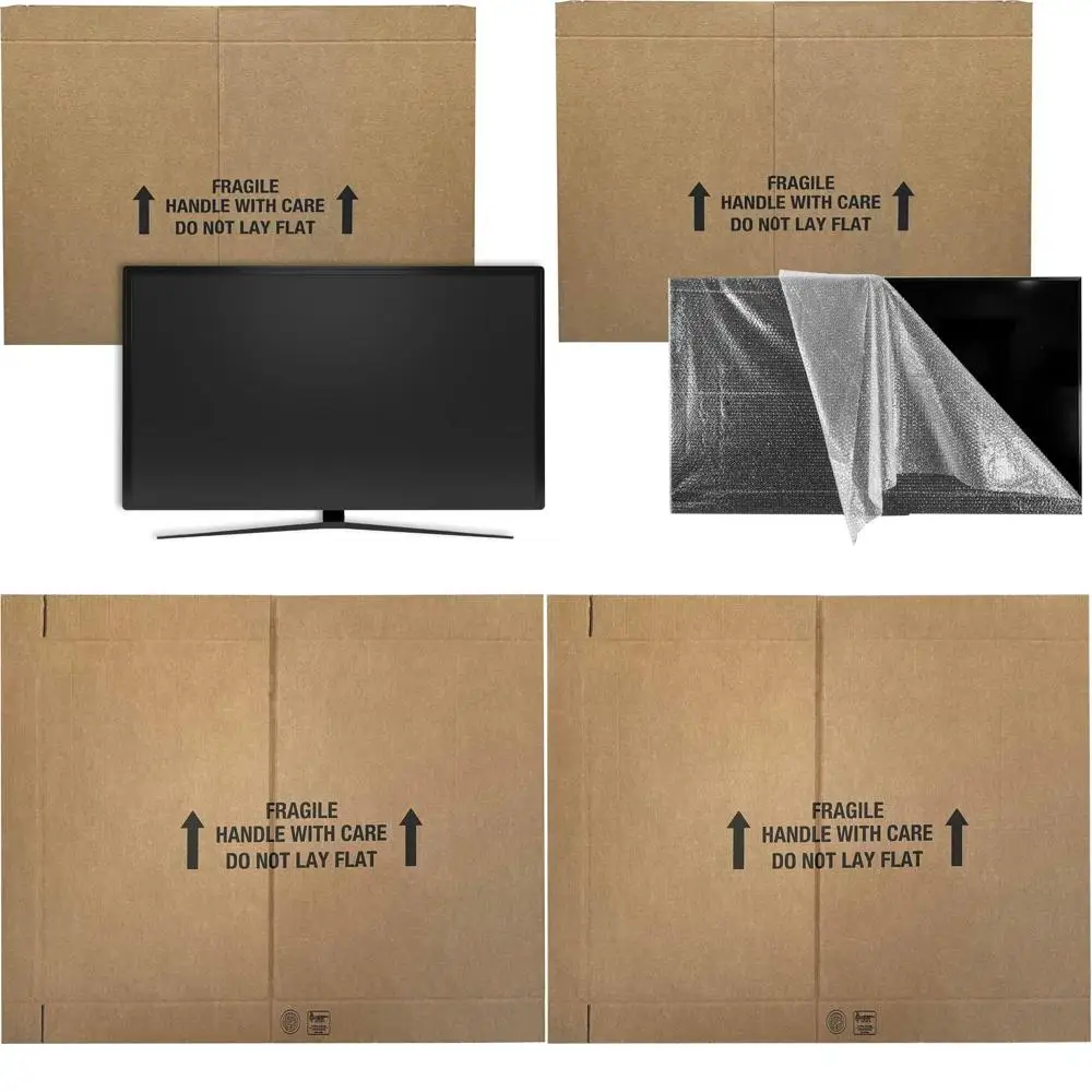 

Double Pack TV Relocation Boxes for Safe Moving and Storage