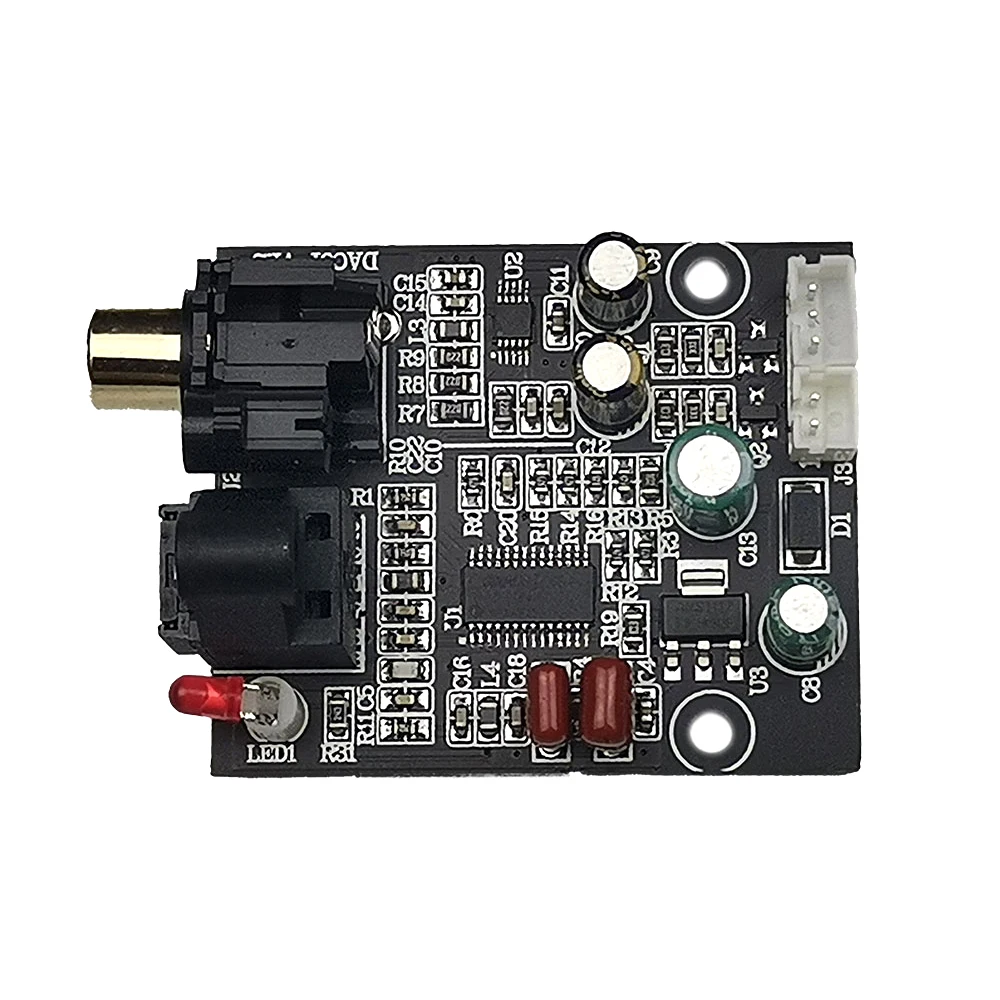 DAC Digital Decoder 24bit 192K  CS8416+CS4344 Optical Fiber Coaxial Digital Signal Input Stereo Audio Output For power Amplifier