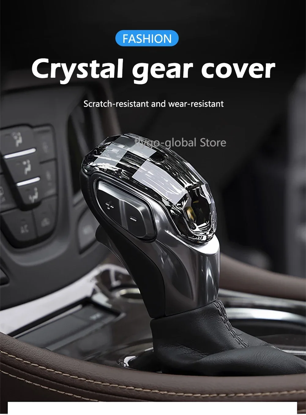 

For buick encore Crystal gear shift knob cover Central control gear Interior for Wilan Dedicated gear shift headgear