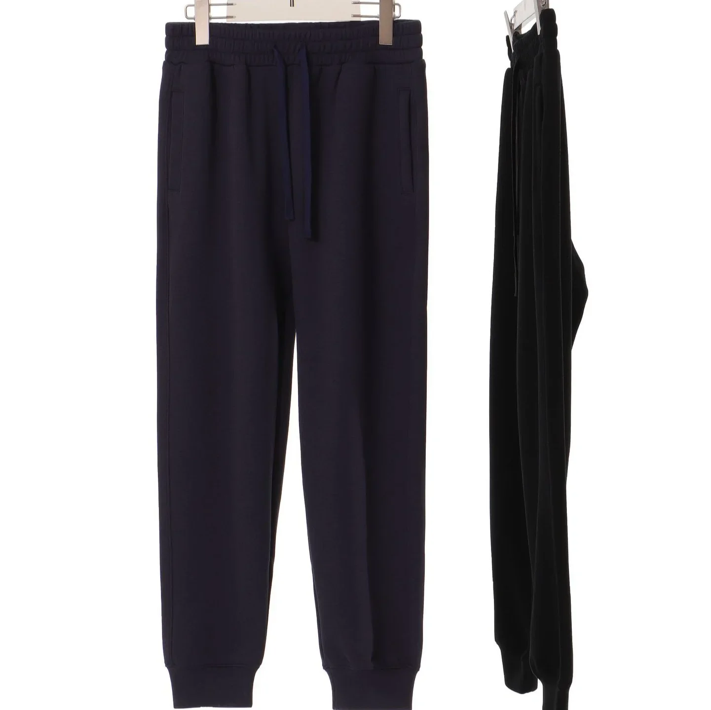 

Корейская версия, новые модные мужские однотонные простые базовые повседневные модные спортивные эластичные брюки на шнурке, мужские брюки, одежда