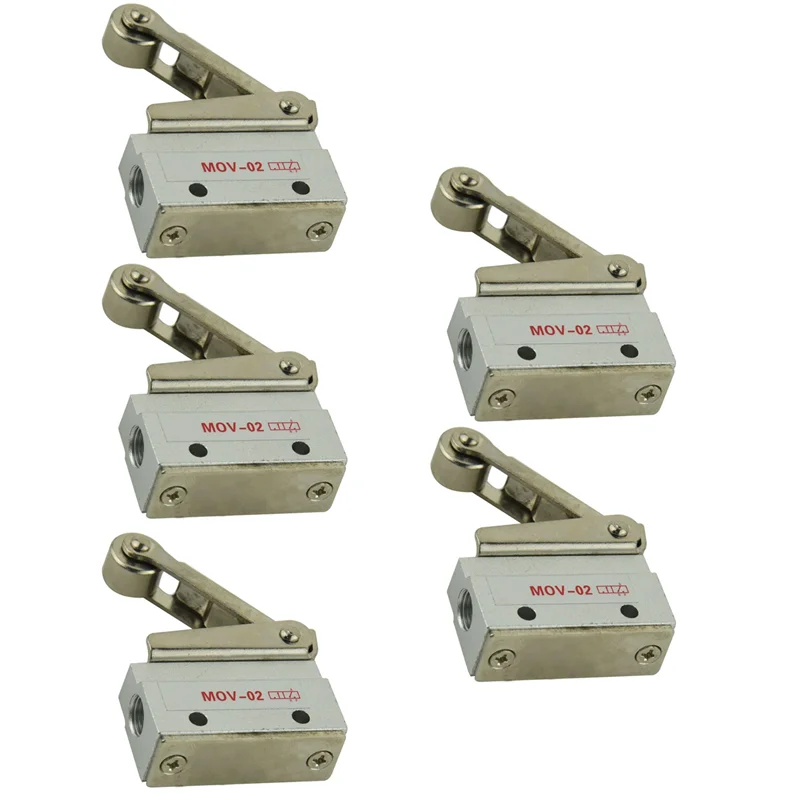 ABJN-5X MOV-02 Válvula mecánica de palanca de rodillo de 3 vías y 2 posiciones de 8,5 mm