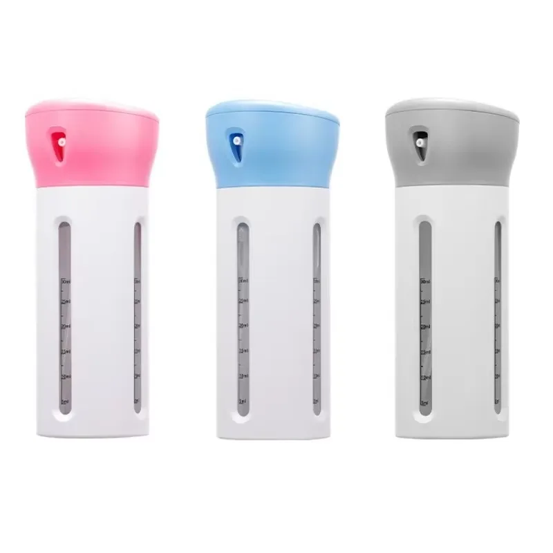 4 في 1 زجاجة توزيع سائل محمولة للسفر قابلة لإعادة الملء 40 مل حاوية سفر مانعة للتسرب لوشن مكيف شامبو العطور #6