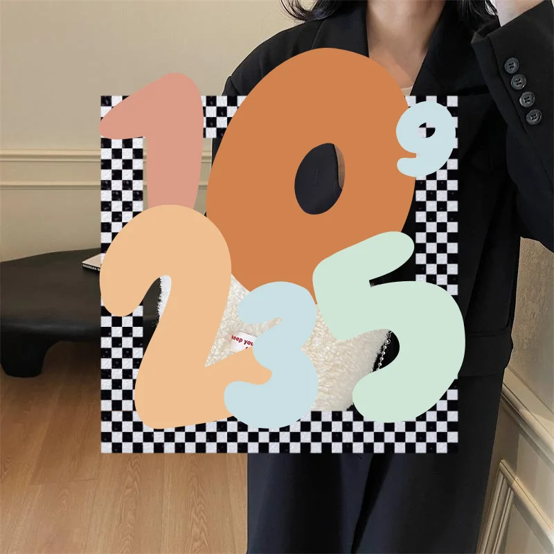 حقيبة كروس كاجوال من القطيفة للركاب، حقيبة يد كورية لطيفة للخريف والشتاء، حقيبة دلو للنساء هدايا عيد الميلاد