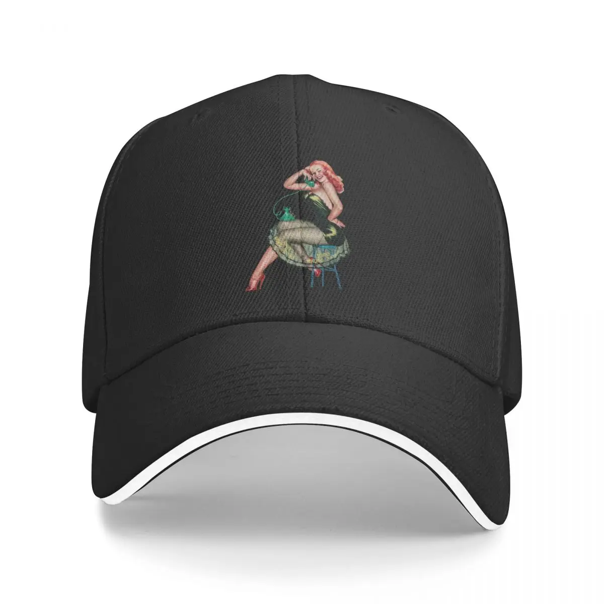 Funny Pin Up Girl Vintage Retro Baseball Cap derby hat New In The Hat Women's Hats Men's