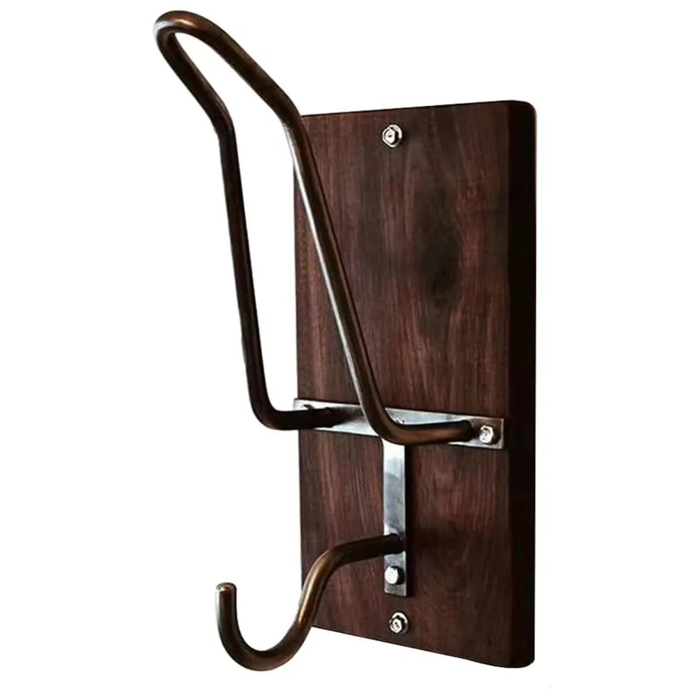 

Multi-functional Motorcycle Helmet Holder Steel with Screws Wall Mount Rack Sturdy Convenient Helmet Bracket Living Room Display