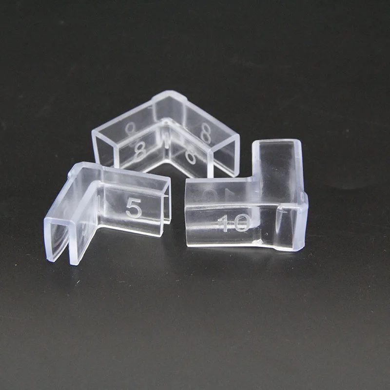 4pcs 5mm 8mm 10mm Silicone Transparent Anti-collision Fish Tank Corner Protector Adhesive Protective Cover Aquarium Accessories