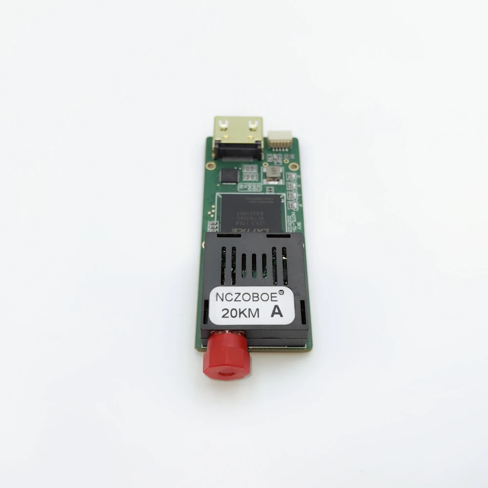 NCZOBOE HDMI TTL Optical Transceiver Module for Drone 5.5-26V FC Port RX/TX/AV/VCC/GND TTL to Fiber Optic Converter view 3
