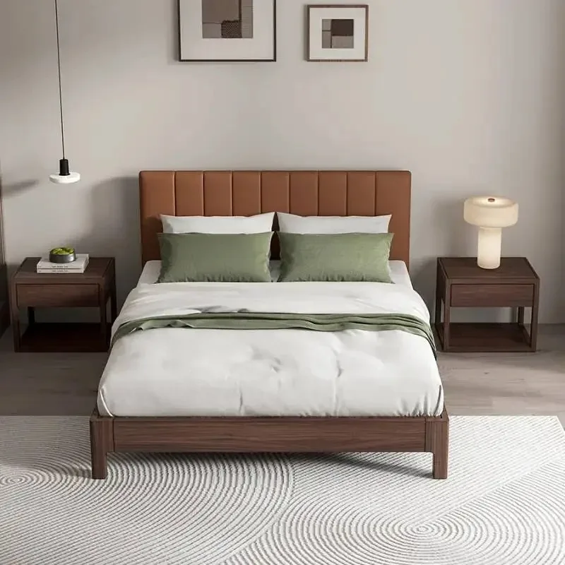 Waterproof Comforter Double Bed Platform Modern Living Room Bedroom Double Bed Full Size Bedframe Lit 2 Personnes Home Furniture