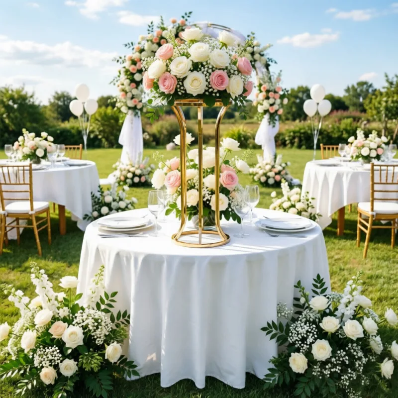 New wedding prop speaker guide, flower stand hotel, restaurant vase ornament, dessert display guide
