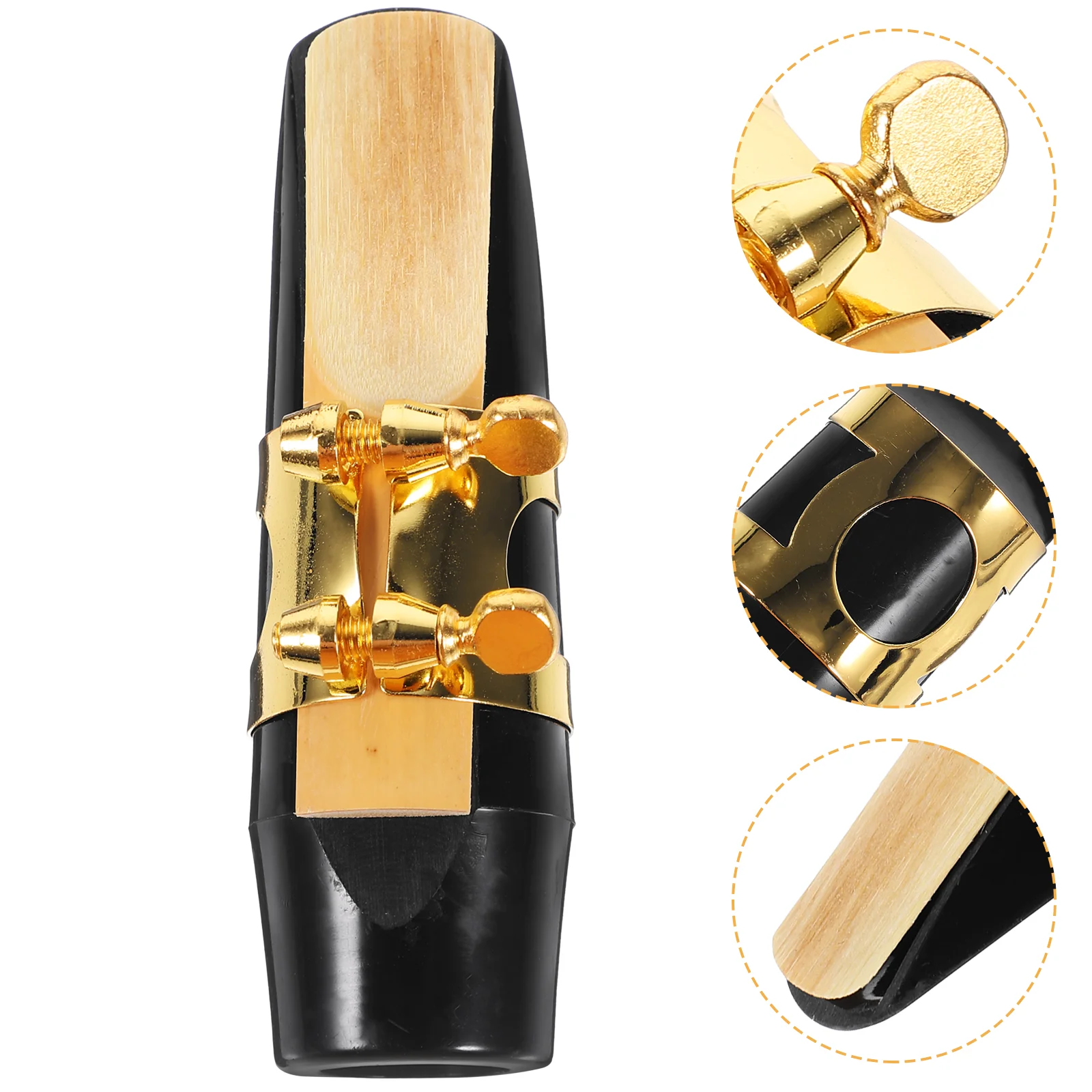 Saxophon Alto Saxophone Mouthpiece Accessories Mouthpieces Repair Tape Saxphone Ligature Spout Cover for Saxophones