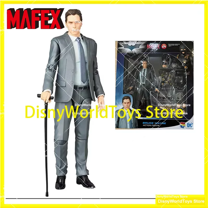 

100% Original MAFEX 079 BRUCE WAYNE The Dark Knight Trilogy Mafex 079 In Stock Anime Action Figures Model Toys