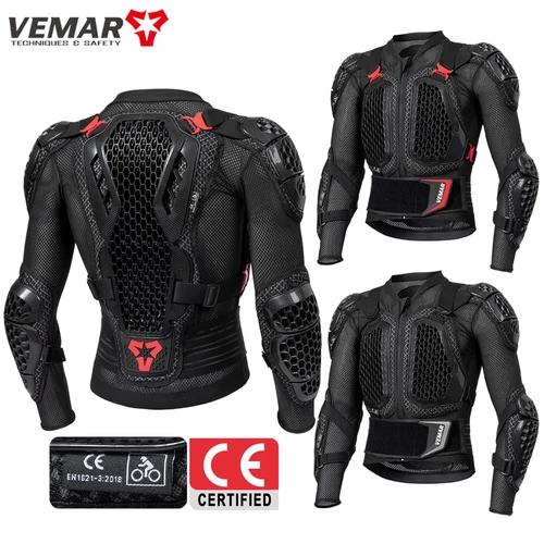 VEMAR 2025 nueva chaqueta de motocicleta para hombre, armadura corporal para Moto, armadura MX, chaqueta de carreras de Motocross, aprobación CE, equipo de protección para Moto