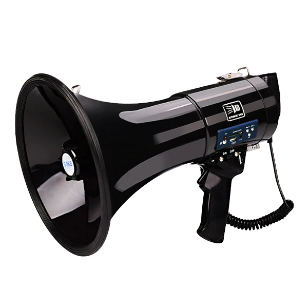 Megaphone Hi Fi Voice Player Megafono 50W Loudspeaker Outdoor Handheld Megaphone