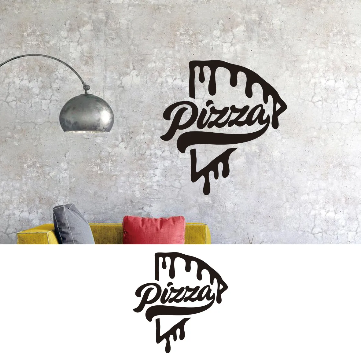 Pizza Wall Decal Pizzeria Decor Pizza Wall Sticker Food Lover Wall Decor Vinyl Letter Window Decor Sticker Pizza Decal