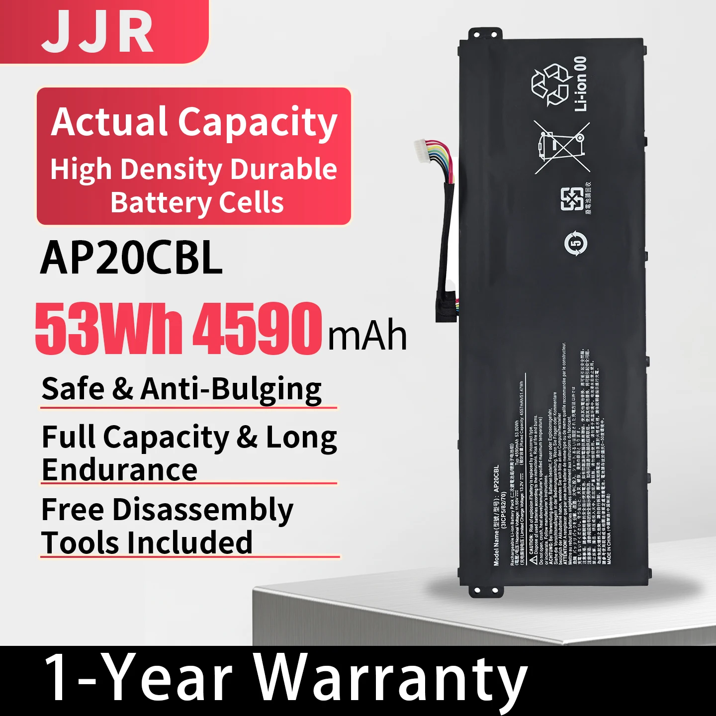 AP20CBL 53Wh/4590mAh 11.55V Replacement Laptop Battery for ACER SF314-43 N22C5 N20C5 N19Q8
