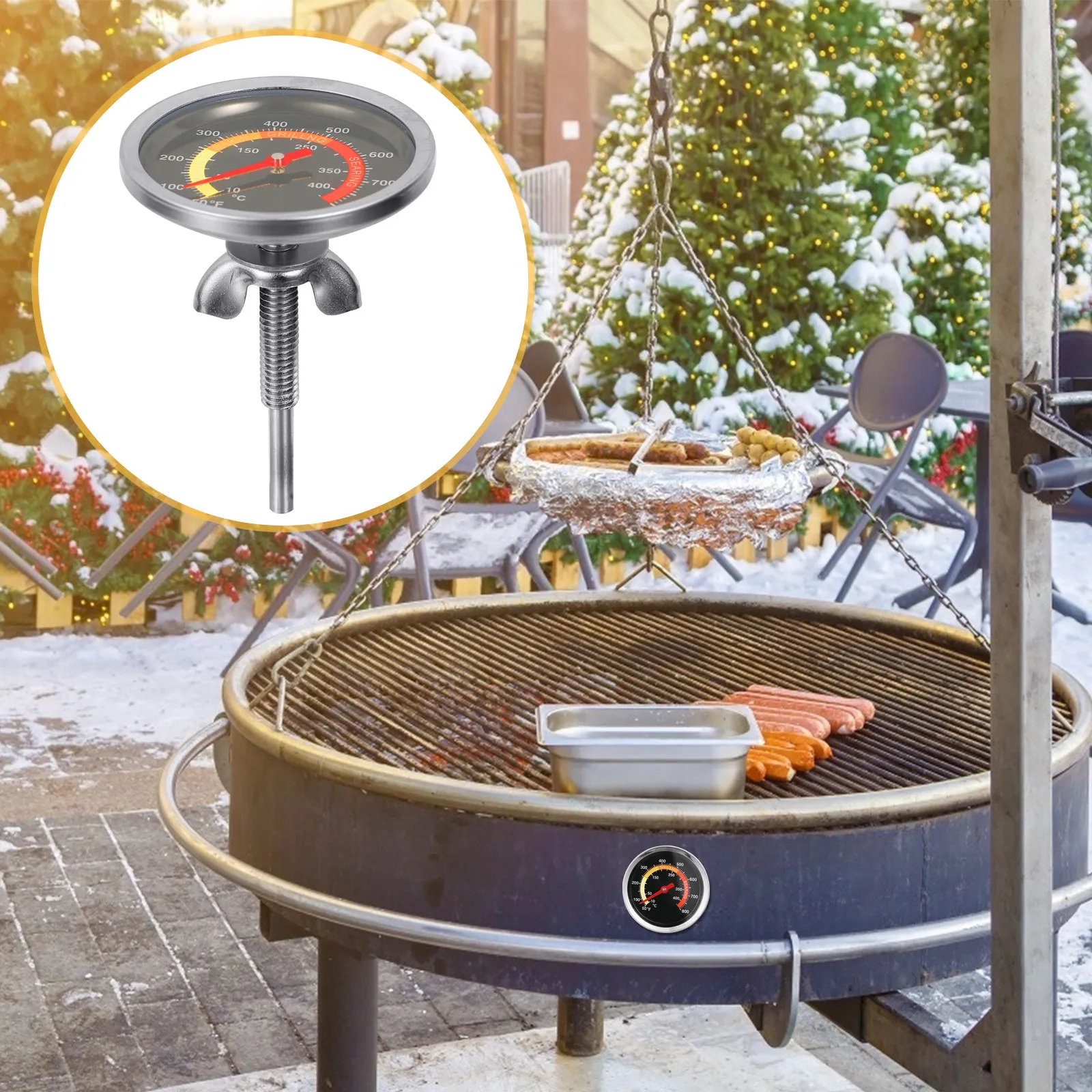 Instant Read Thermometer - Oventhermometer Keuken Koken Veilig materiaal Explosiebestendig