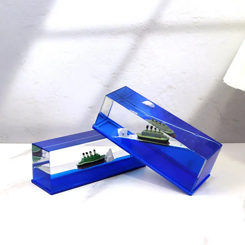 Cruise Schiff Flüssigkeiten Driften Flasche Titanic Flüssigkeit Sanduhr Kreative Schiff Schwimm Boot In Flüssigkeit Miniatur Boot Cruise Flüssigkeit – Detail 1