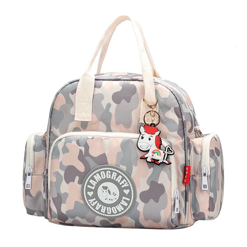 Neue gedruckt mama tasche kleine multi-funktion mode mutter tasche einzelnen schulter kreuz-körper mutter und baby tasche